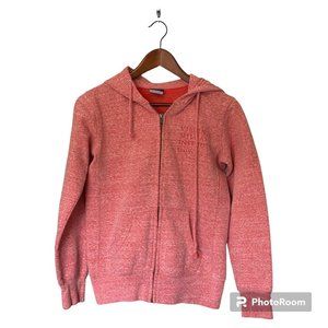 Virginia Military Institute VMI Full Zip Hoodie Jacket Womens Size S Mauve Peach